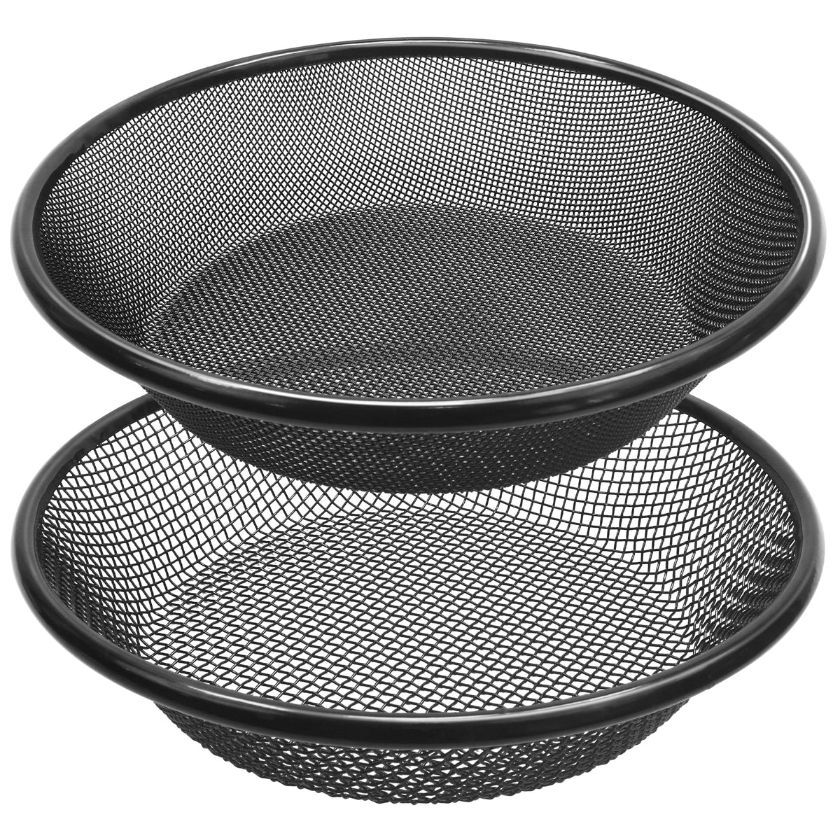 Mulctun soil sifter on 11.8-inch top view for quick 5-gallon bucket sifting