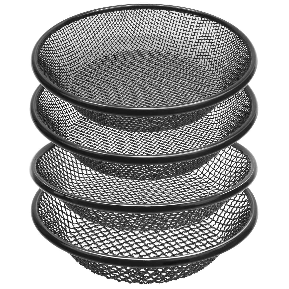 Mulctun soil sifter on a 5-gallon bucket showing one-piece design for stability