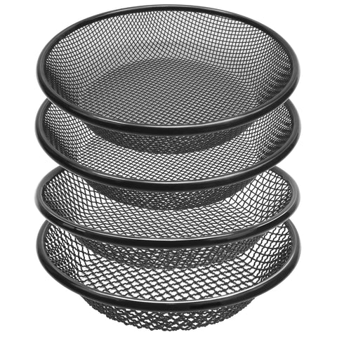 Mulctun soil sifter on a 5-gallon bucket showing one-piece design for stability