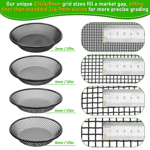 Mulctun 4mm mesh screen suitable for medium soil and gravel screening