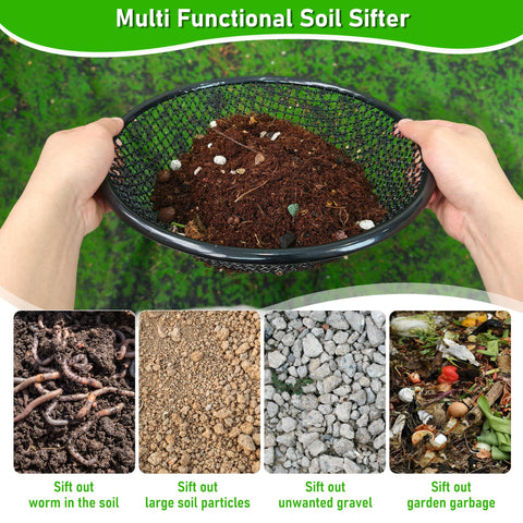 Mulctun 8mm mesh screen for coarse screening and faster passes