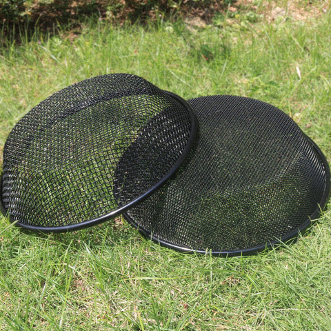 Mulctun soil sifter filtering dirt, sand, and compost textures