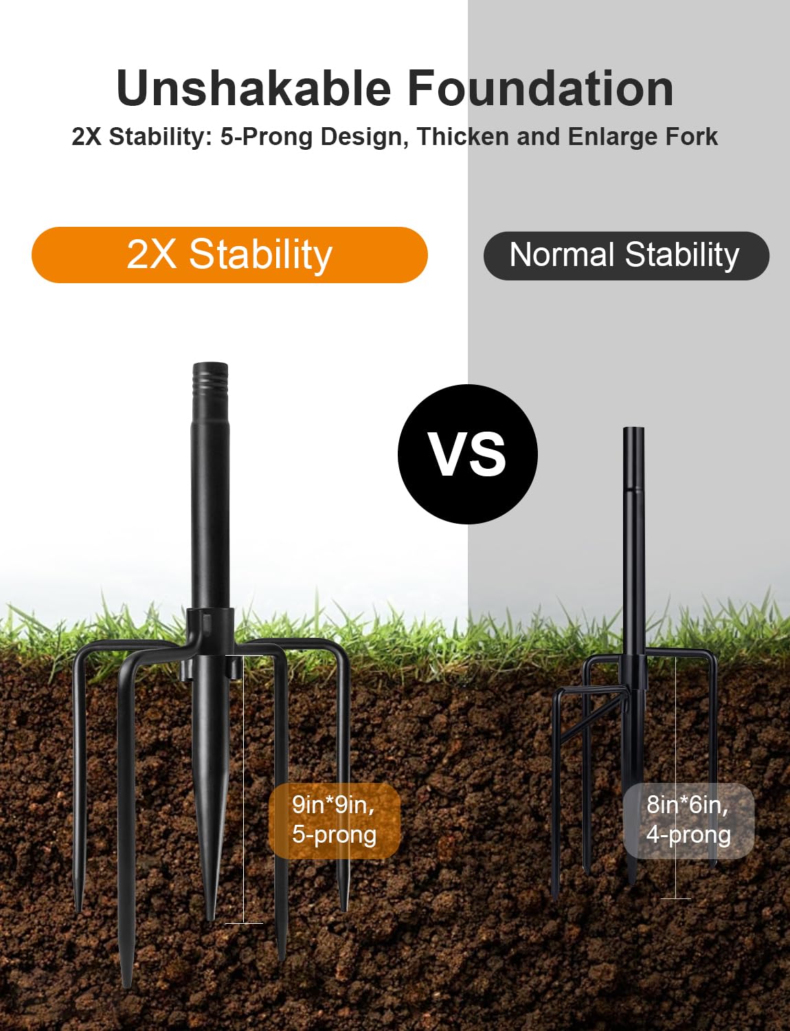 MuliVid steel pole assembly supports feeders, lights, and decorative hangers outdoors.