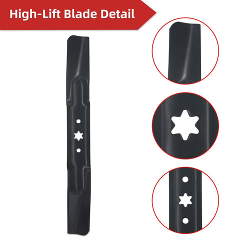 Multisland Cub Cadet/Troy-Bilt compatible blades ensure smooth mowing results.