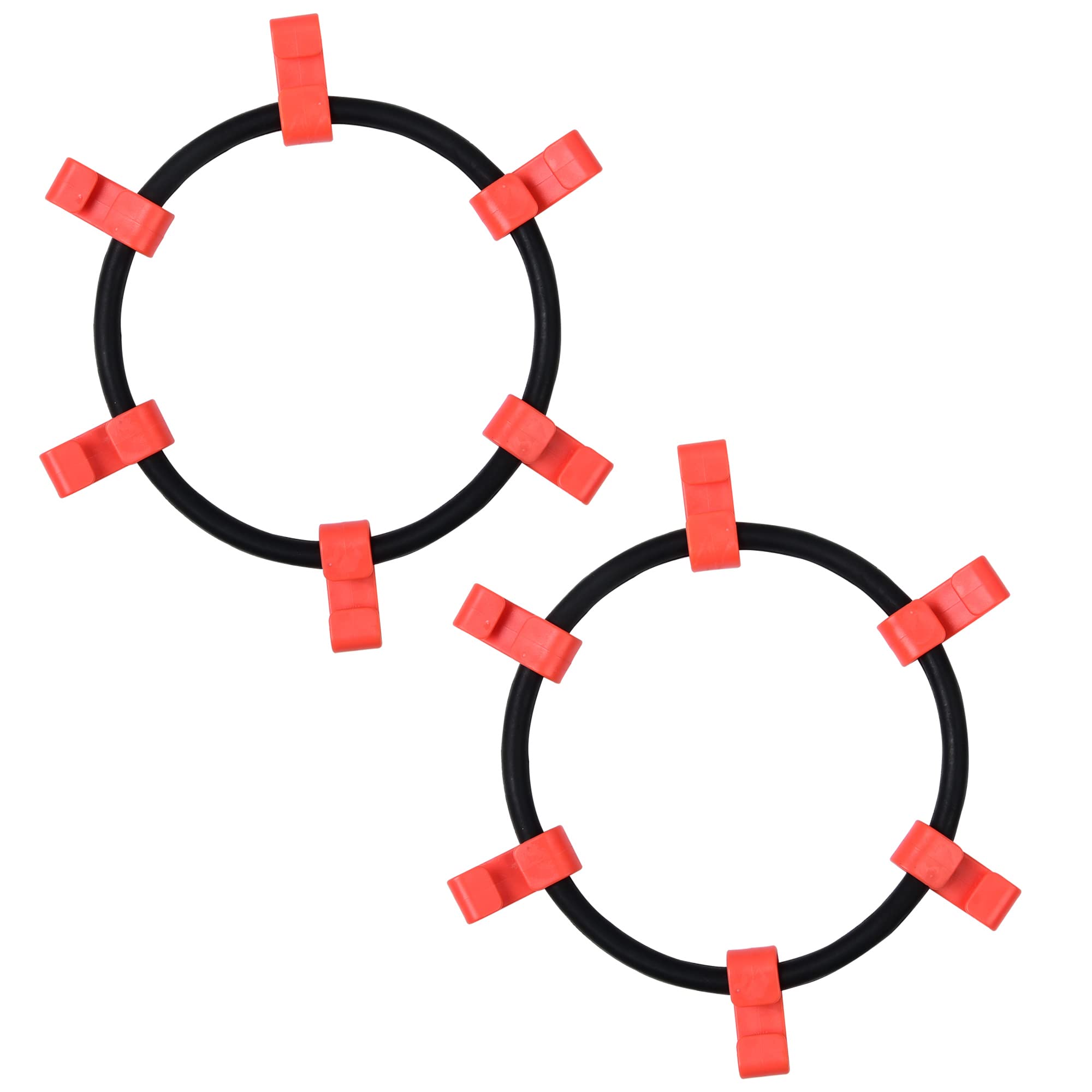 Multisland rubber tensioner close-up showing 6-link design for secure chain fit