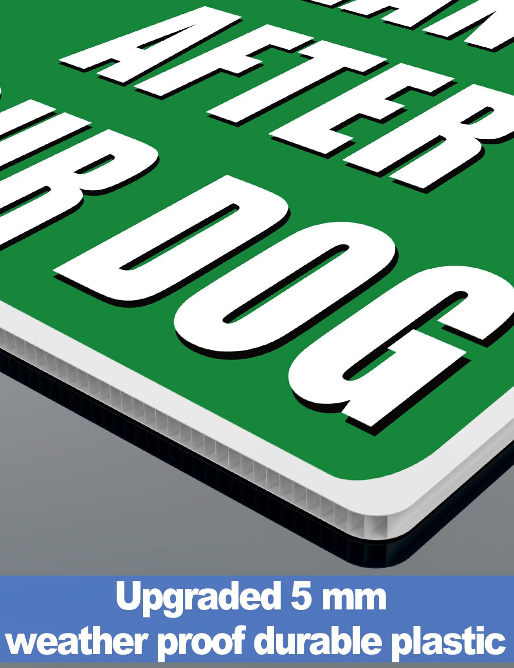Multiwins durable 4mm corrugated plastic sign built for longevity outdoors.