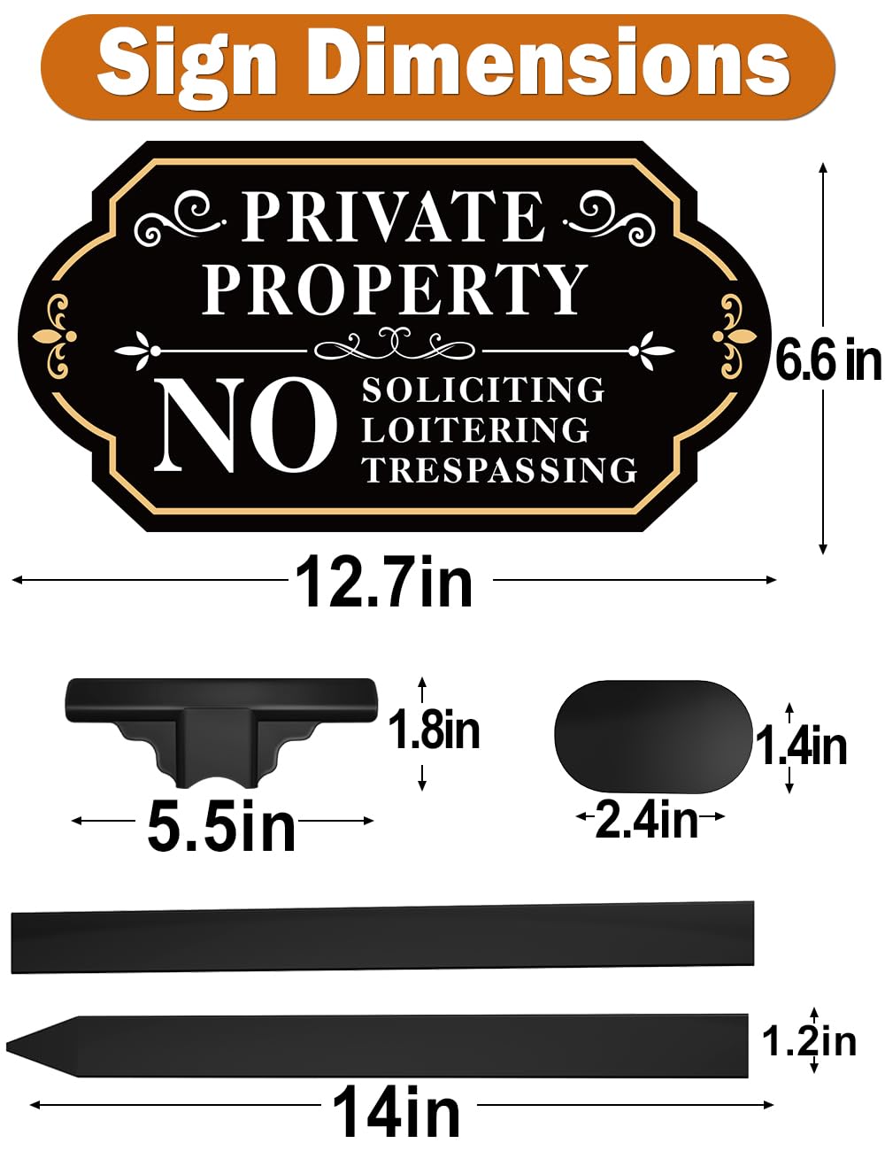 Multiwins sturdy yard sign ideal for home, porch, or business entrances.