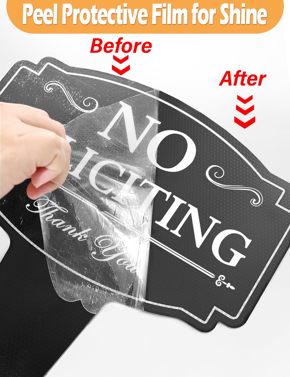 Multiwins No Soliciting Sign yard display shows quick, easy installation.