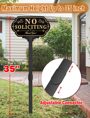 Multiwins sign face 12.7 by 6.6 inches offers high visibility from afar.