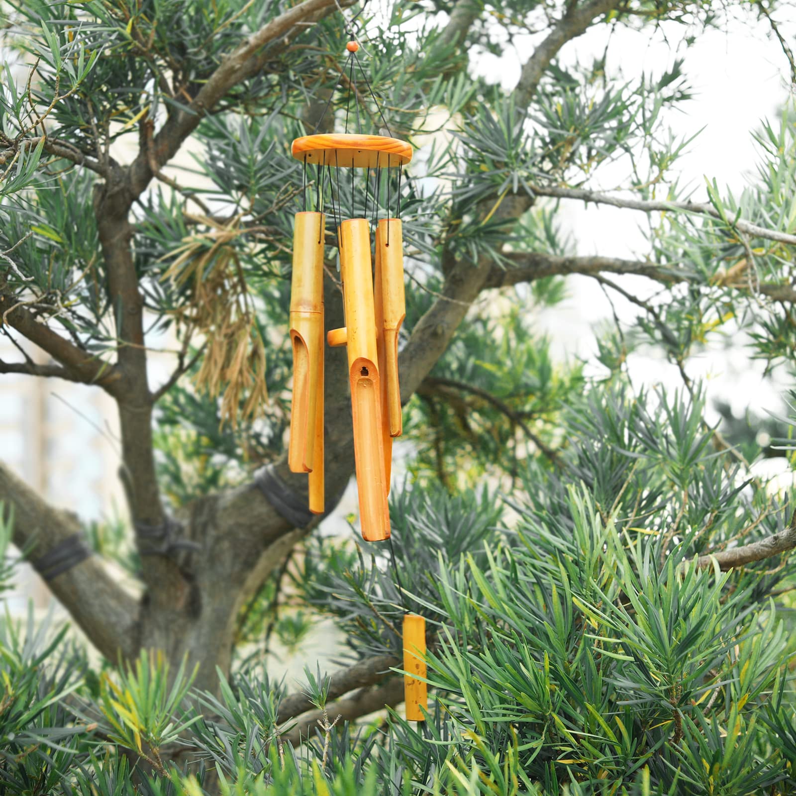MUMTOP chimes on porch illustrate versatile indoor-outdoor decor suitable for doors.