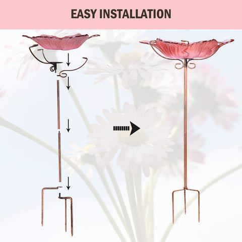 MUMTOP three-pronged base provides stability on windy patios and lawns