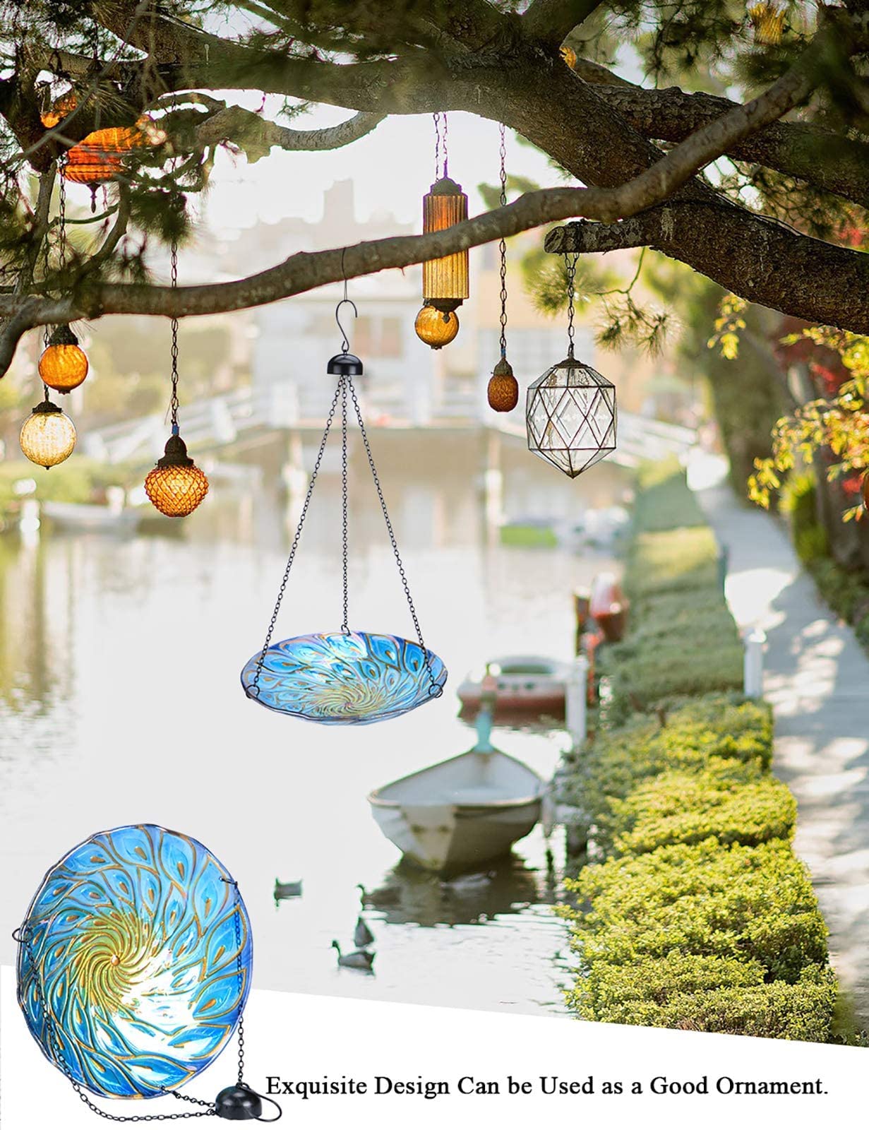 MUMTOP garden decor that blends beauty with function for feathered visitors.