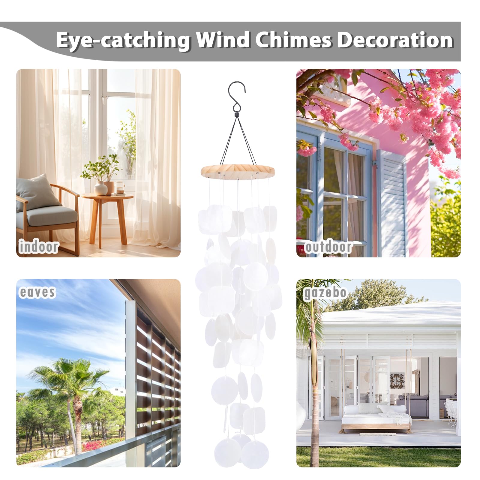 MUMTOP gift-ready wind chime suitable for outdoor spaces.
