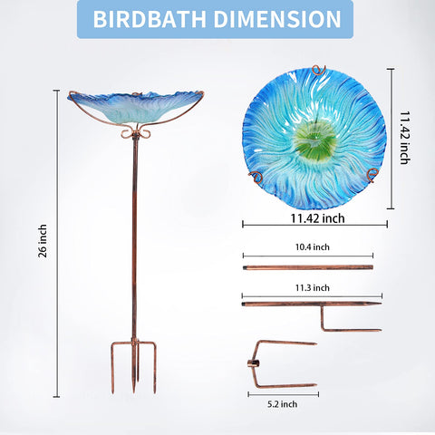 MUMTOP handmade glass bowl with pattern adds decorative appeal