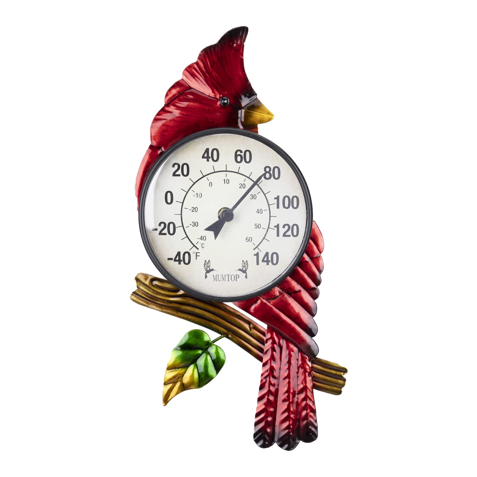 MUMTOP outdoor thermometer with cardinal numbers for easy distance reading