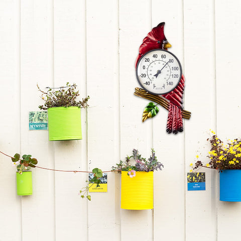 MUMTOP wall-mounted thermometer design suitable for patios and gardens