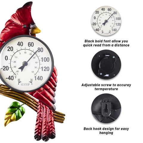 MUMTOP weatherproof metal case protects the dial in any weather