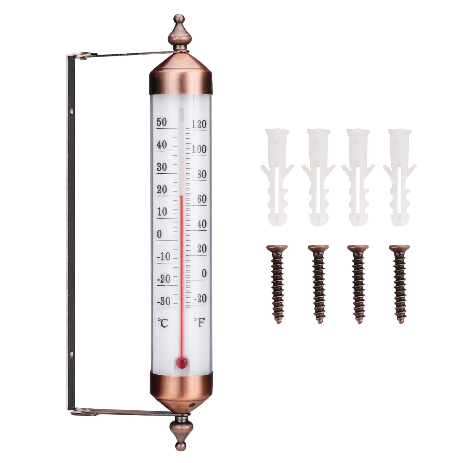 MUMTOP copper-finish steel construction adds outdoor decor and durability