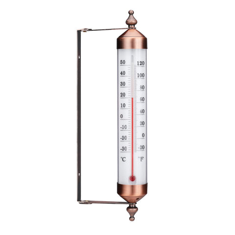 MUMTOP outdoor window thermometer front view showing clear display from indoors