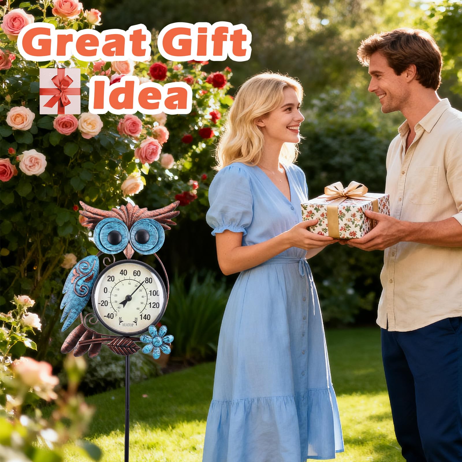MUMTOP patio yard display blending with garden decor and function