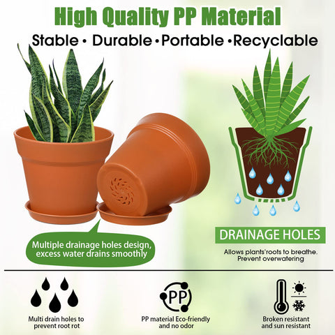 Mumufy 4-inch succulent pot with drainage prevents overwatering and promotes healthy root growth.