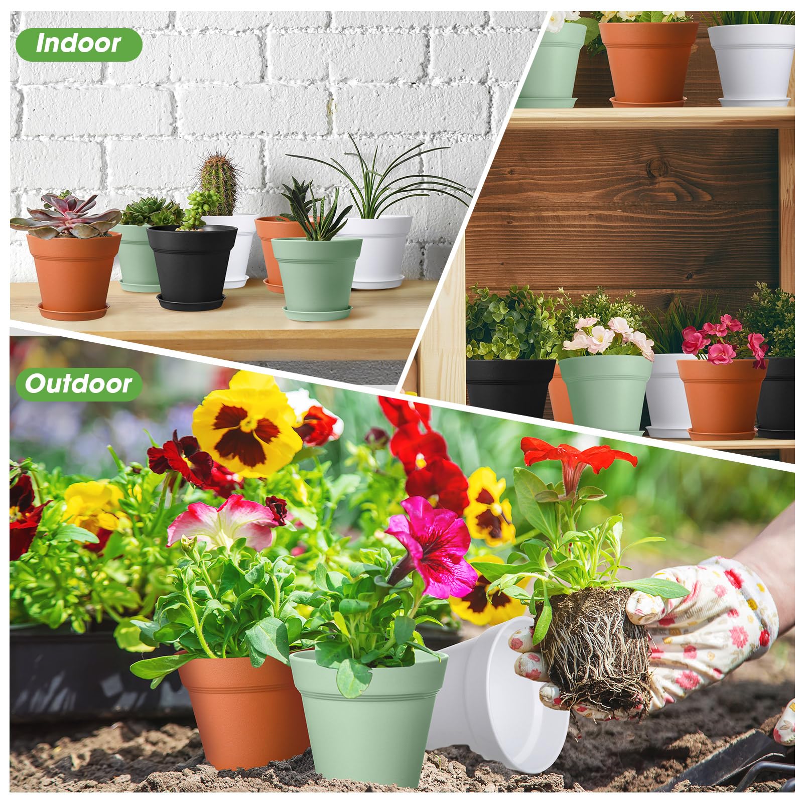 Mumufy window-sill decor pots brighten desks and living spaces.