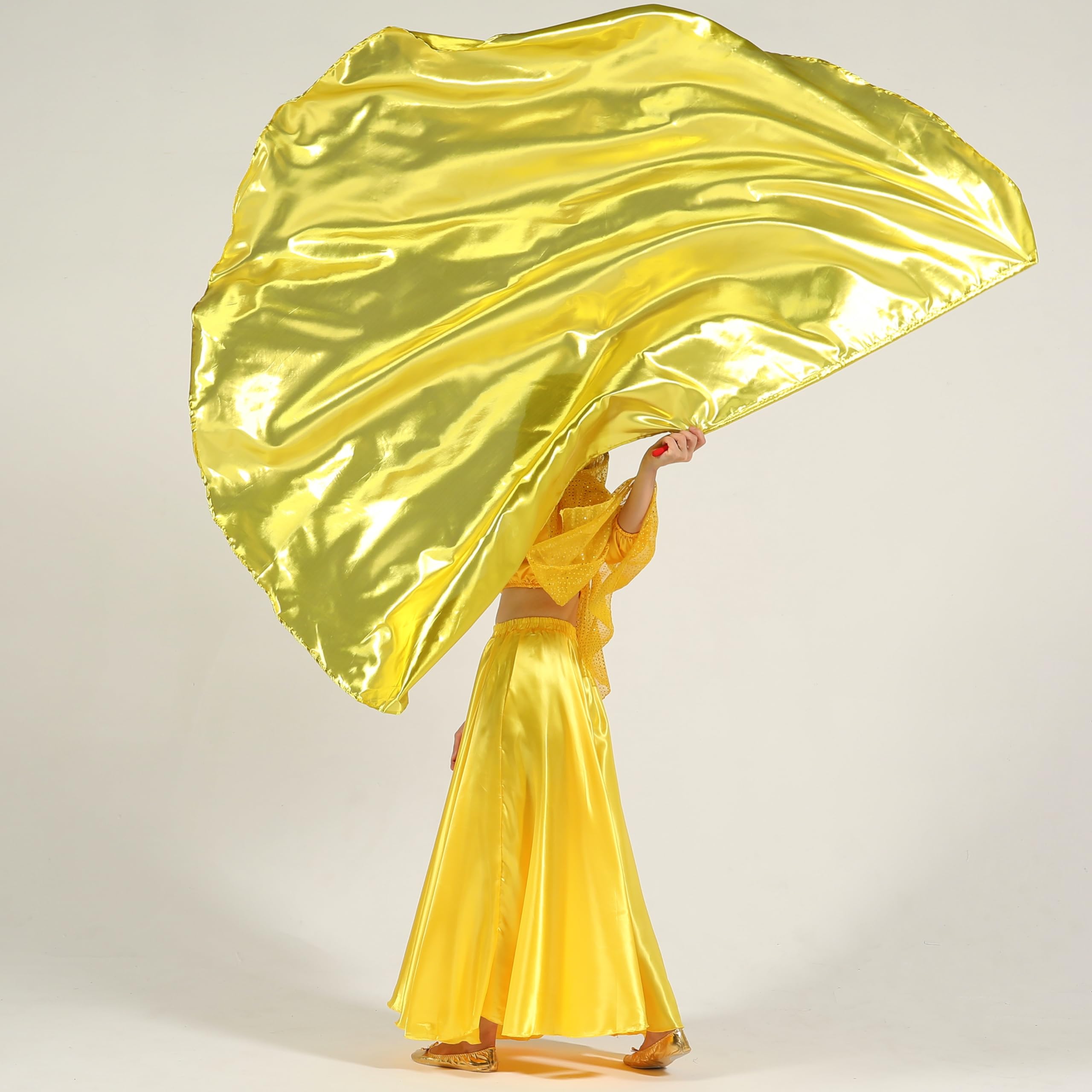MUNAFIE Gold Worship Flags detachable flags enable easy storage and transport.