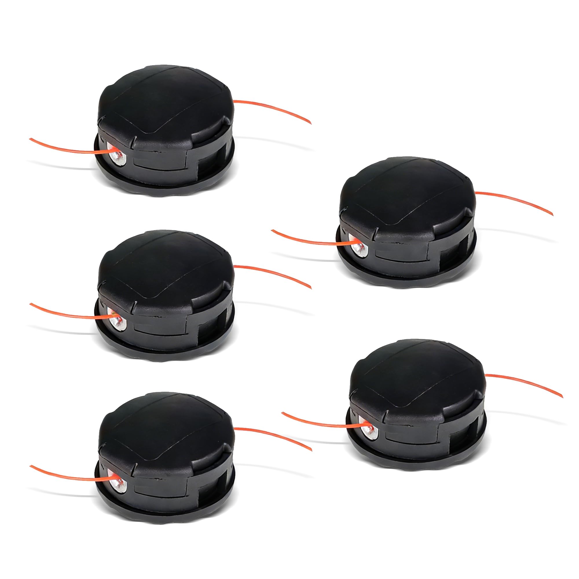 Munirater 5-pack trimmer head replacement for Echo Speed Feed 400, quick spool changes.