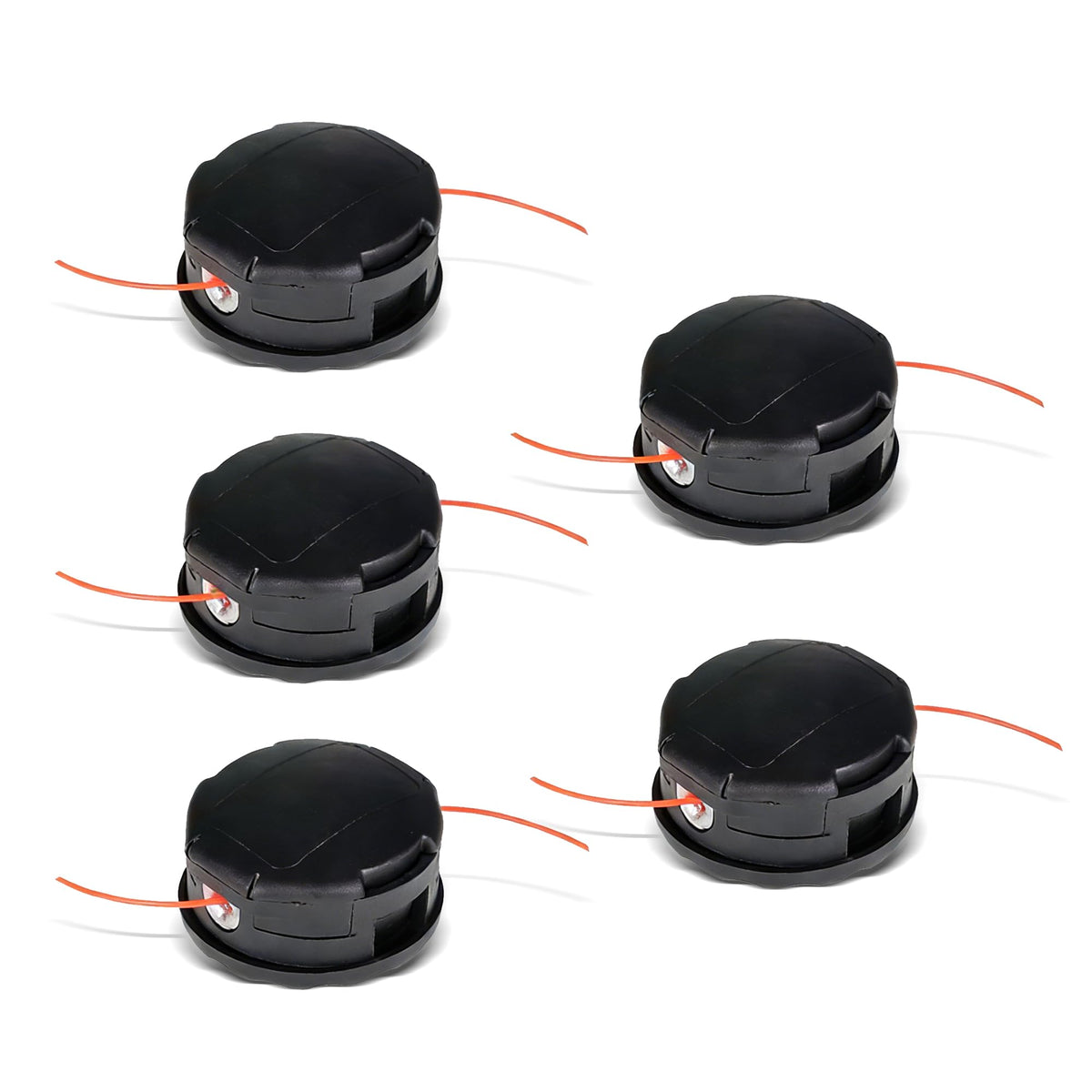 Munirater 5-pack trimmer head replacement for Echo Speed Feed 400, quick spool changes.