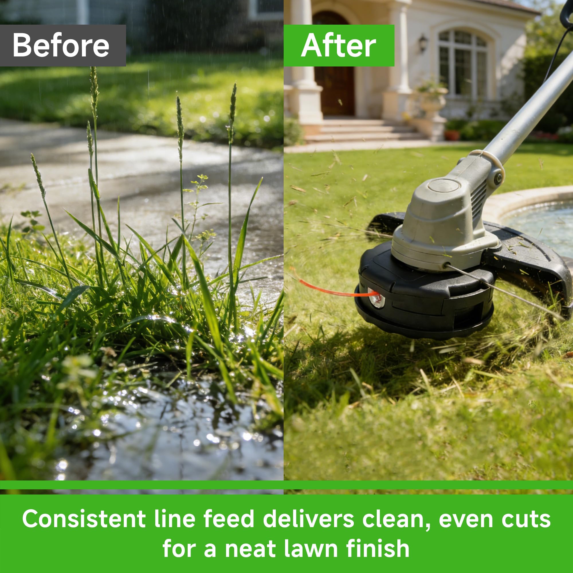 Munirater replacement trimmer head for Echo SRM225/SRM230 offering versatile compatibility.