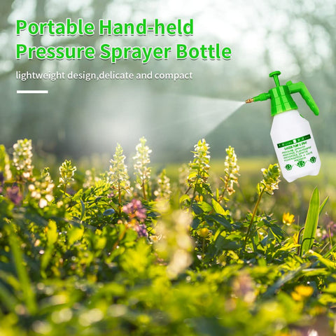 Adjustable brass nozzle on Munyonyo sprayer showing versatile spray patterns