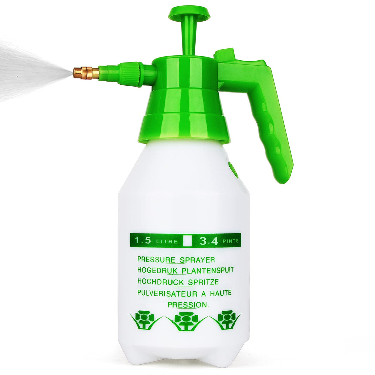 Munyonyo Garden Pump Sprayer 68oz with adjustable nozzle for precise lawn watering