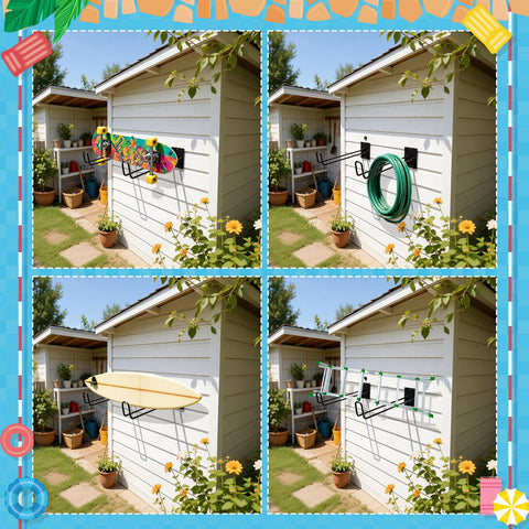 MUOUAKATE 17.3-inch racks store three to four large floats and more.