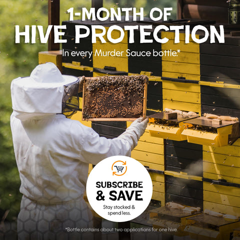 Murder Sauce beekeeping essentials kit image for hive maintenance.