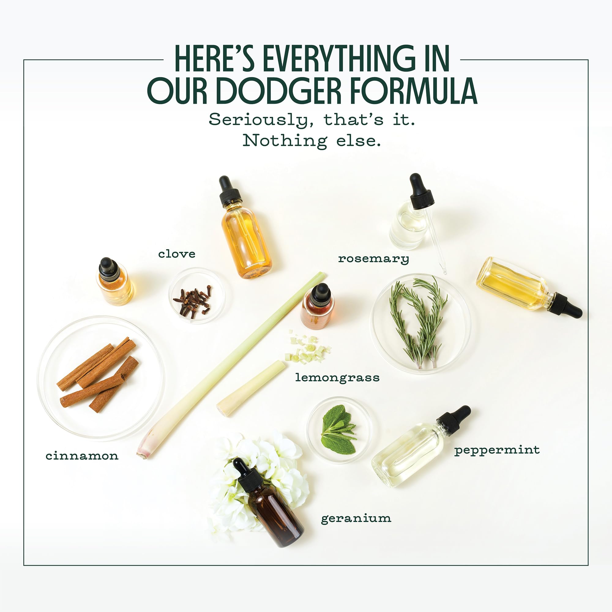 Murphy's Naturals Mosquito Dodger Zone refill included for extended outdoor use.