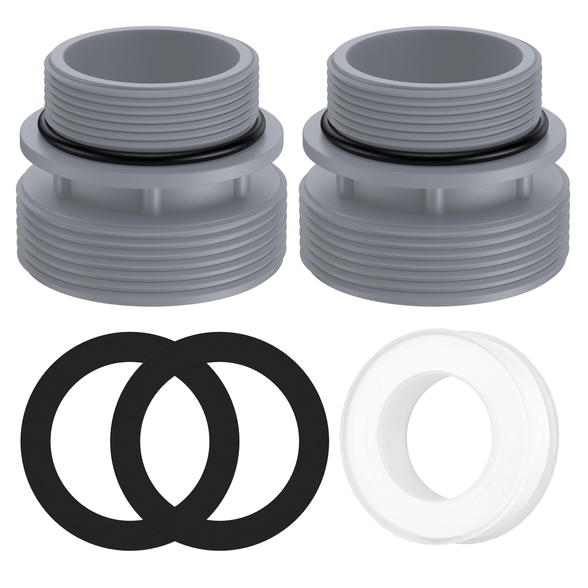 MUSCCCM 4560 hose adapter connects 40 mm to 1-1/2 inch for secure filtration.