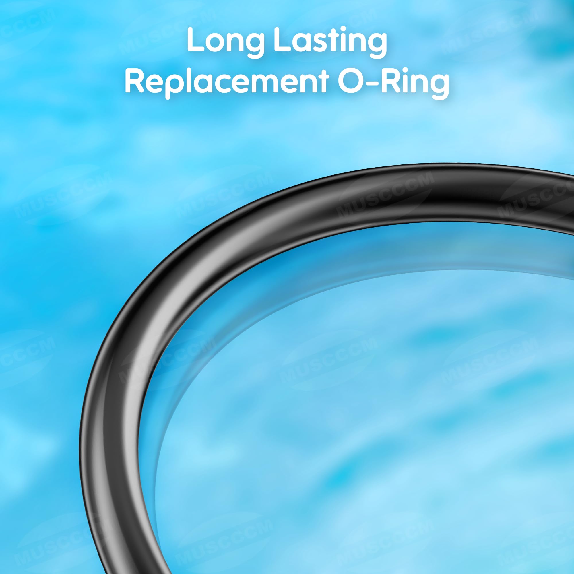 New vs worn MUSCCCM CLX200K O-ring demonstrates durability