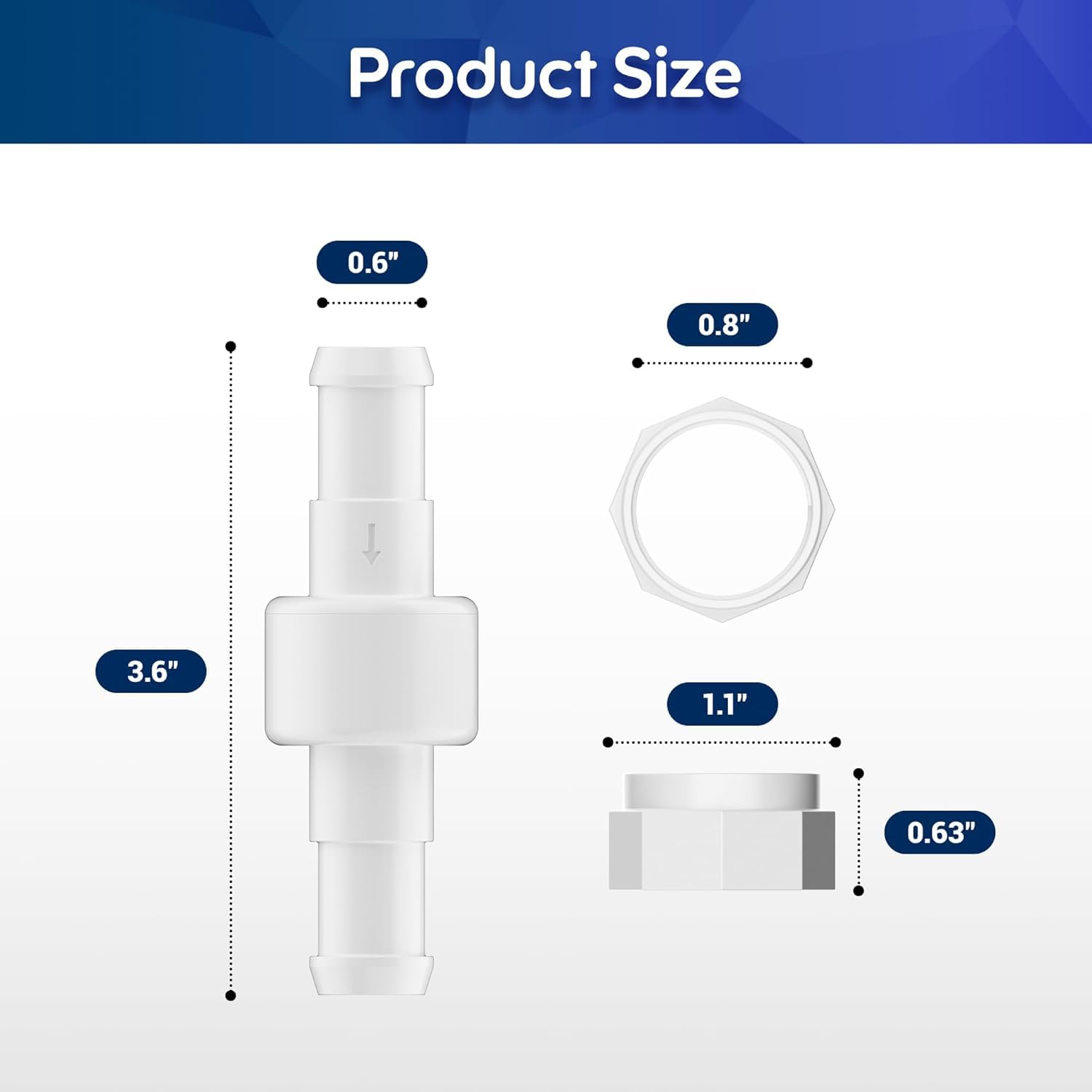 MUSCCCM D15 hose nut closeup highlights secure threading and leak prevention