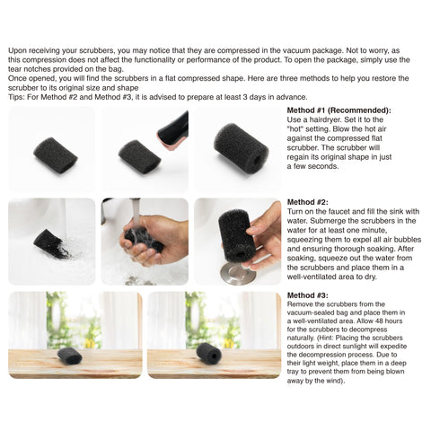 MUSCCCM Easy-install quick replacement scrubber on Polaris hoses.