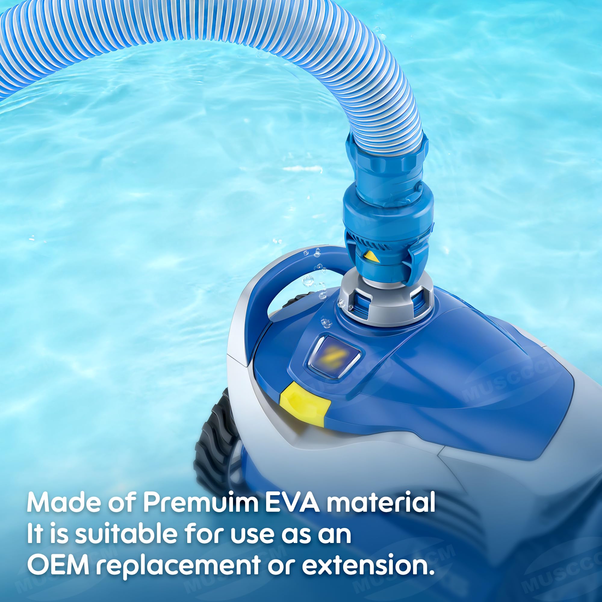 MUSCCCM kink-resistant design prevents tangles during cleaning.