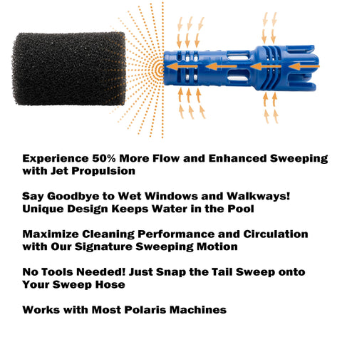 MUSCCCM Polaris sweep hose fit enhances compatibility with multiple cleaners.