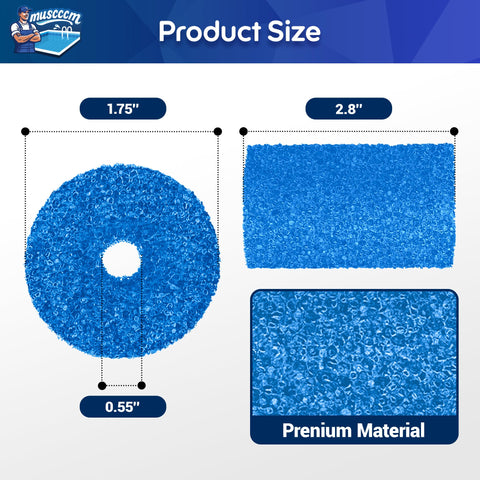 MUSCCCM Polaris tail scrubber end enhances suction efficiency and durable wear resistance