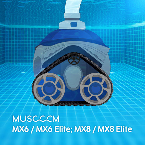 MUSCCCM R0526100 tire track for MX6 supports efficient pool cleaning.