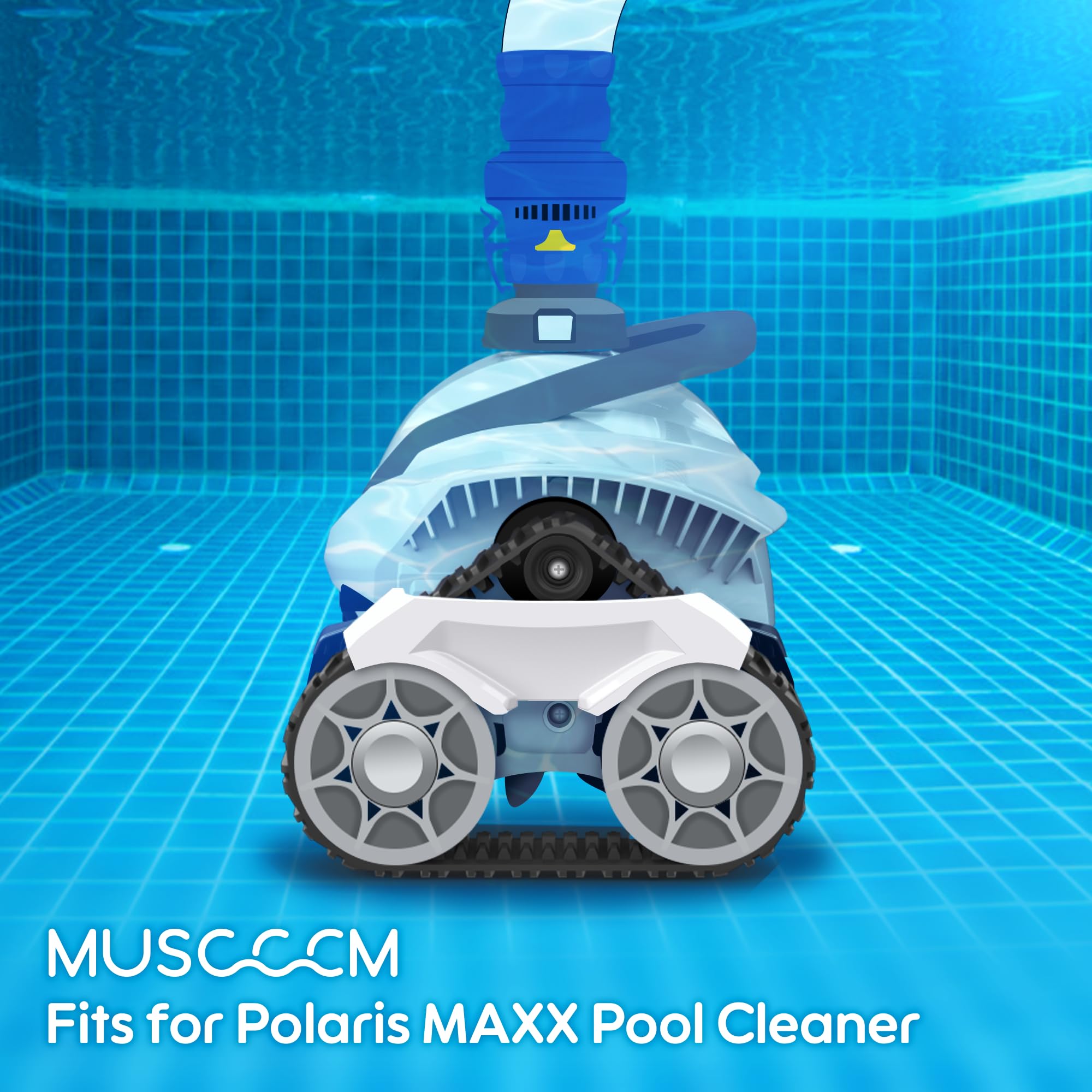 MUSCCCM track V2 durable rubber resists chemicals and aging.