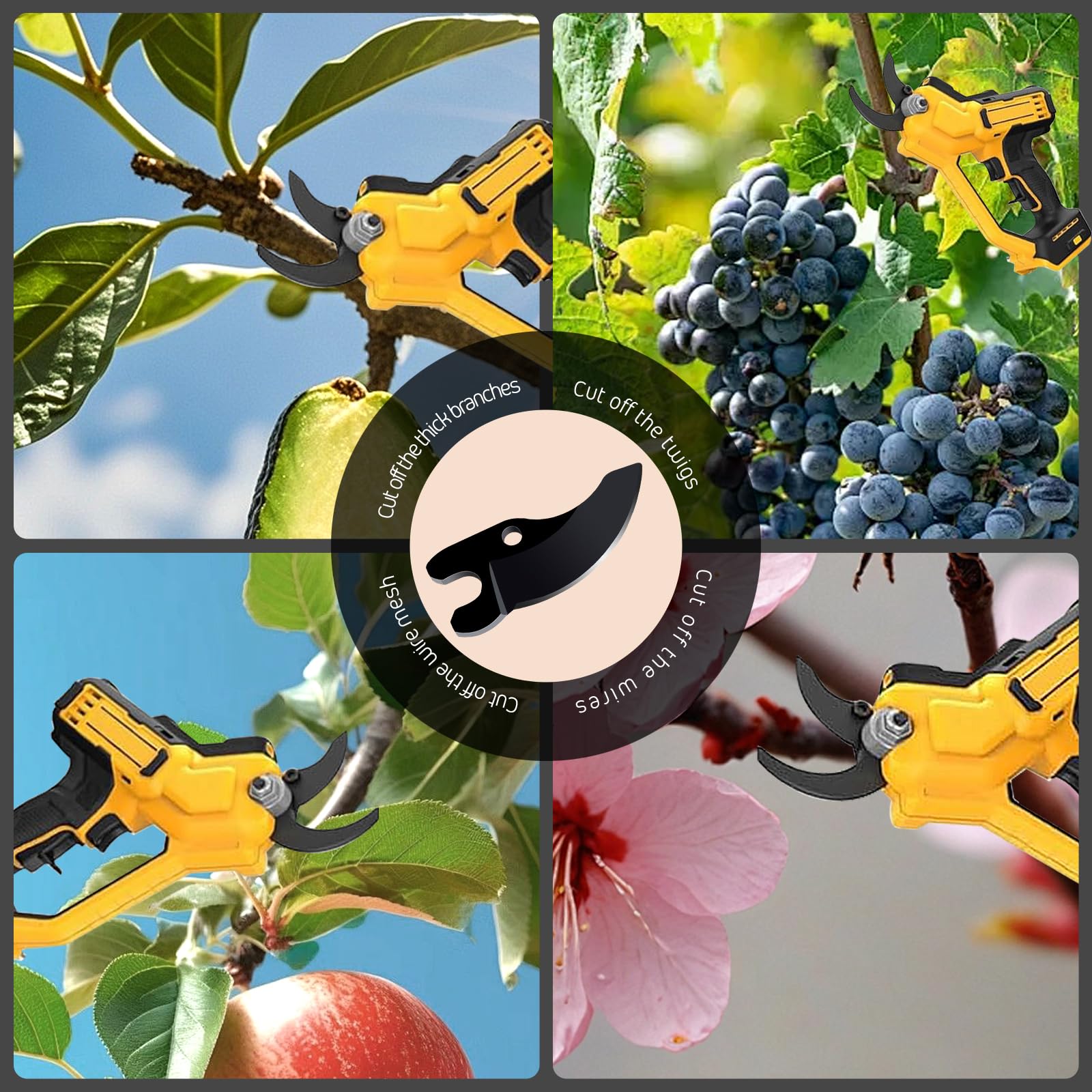 Muscovite durable pruning blade ideal for gardens, orchards, and landscapes.