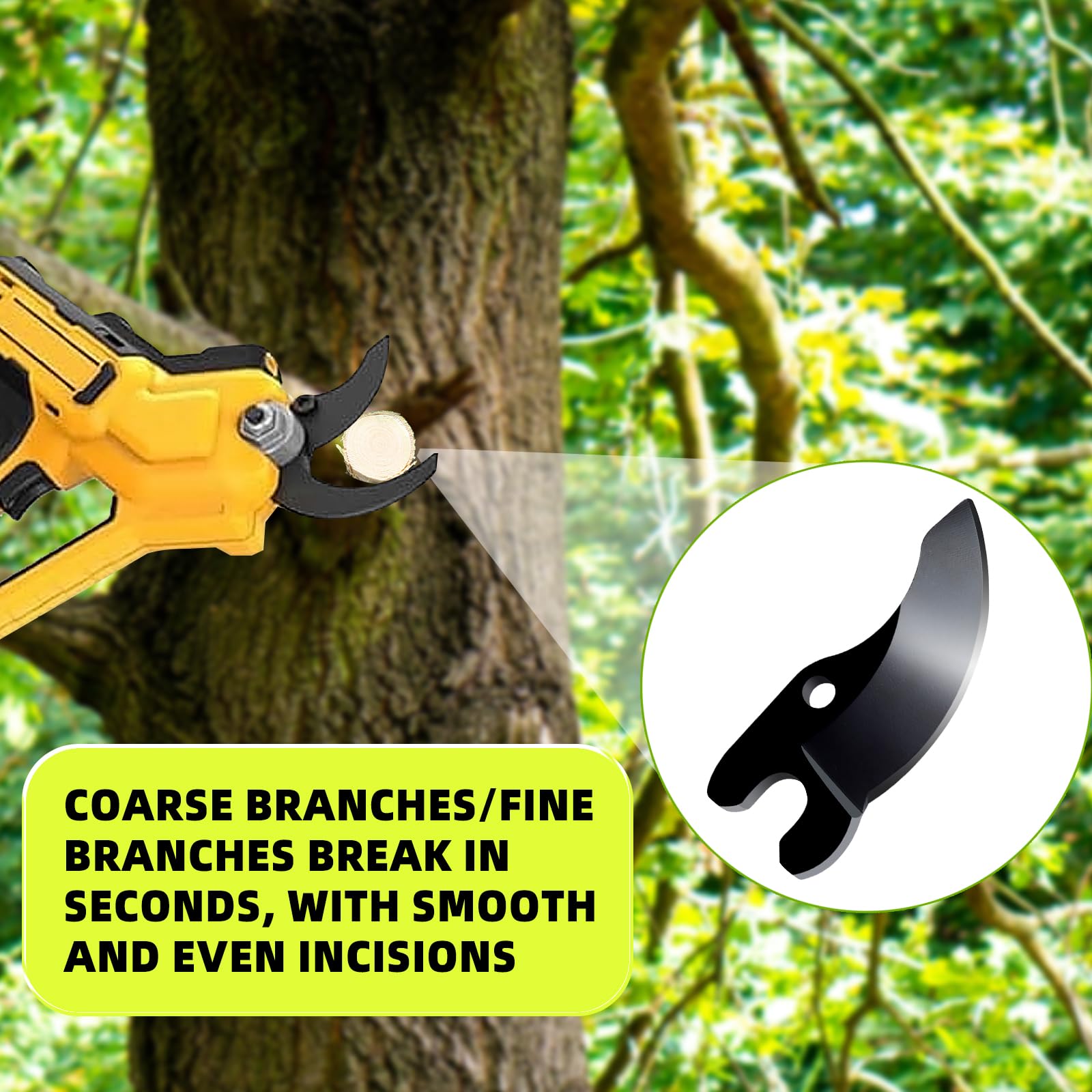 Muscovite high-carbon steel blade for durable pruning performance.