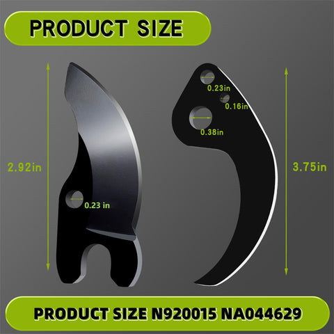 Muscovite Na044629 replacement blade fits DEWALT pruners for reliable pruning.