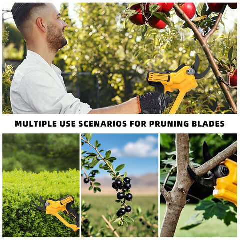 Muscovite tool-free installation blade simplifies maintenance for gardeners.