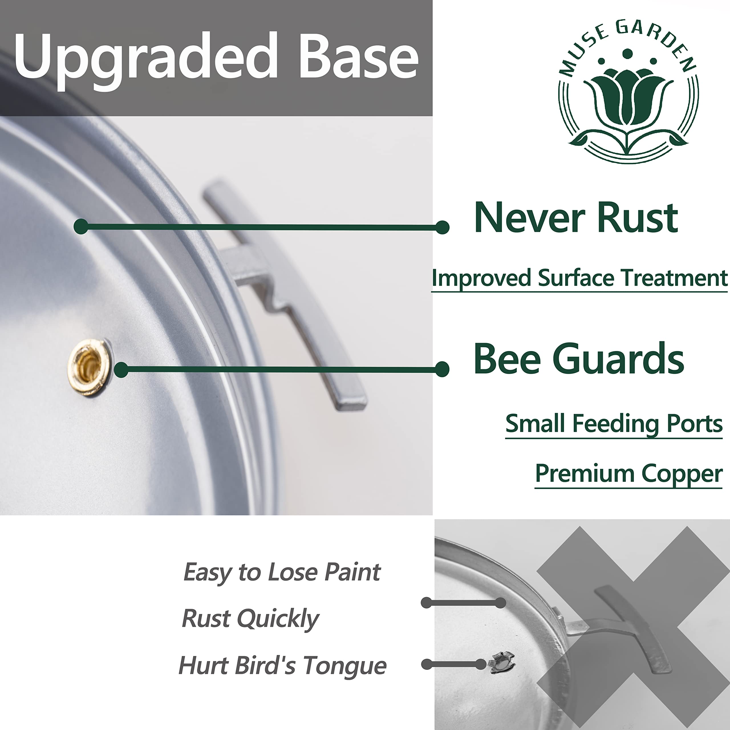 Muse Garden includes brush and rope for easy cleaning and hanging.
