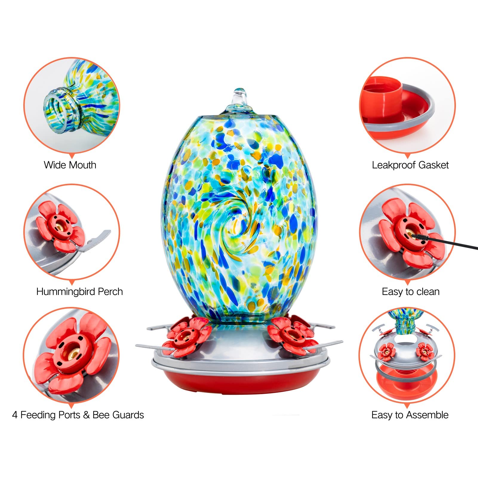 Muse Garden wide-mouth design makes refills quick and mess-free.